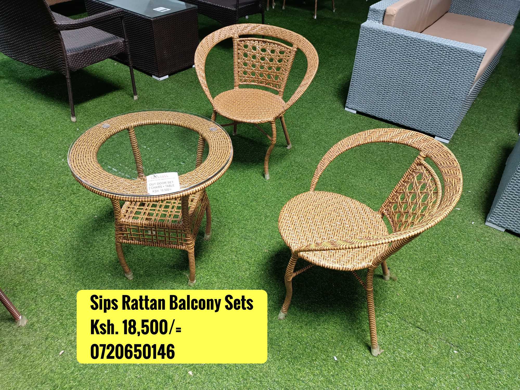 Rattan  Balcony Set