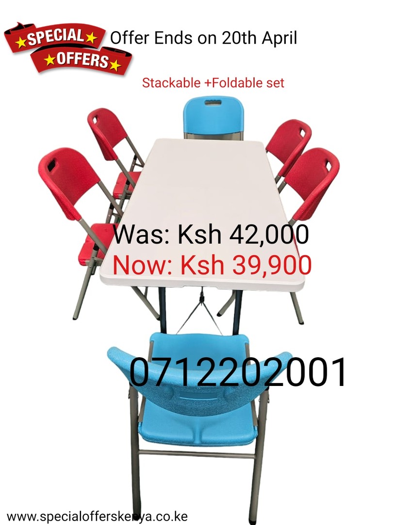 Stackable +foldable seats