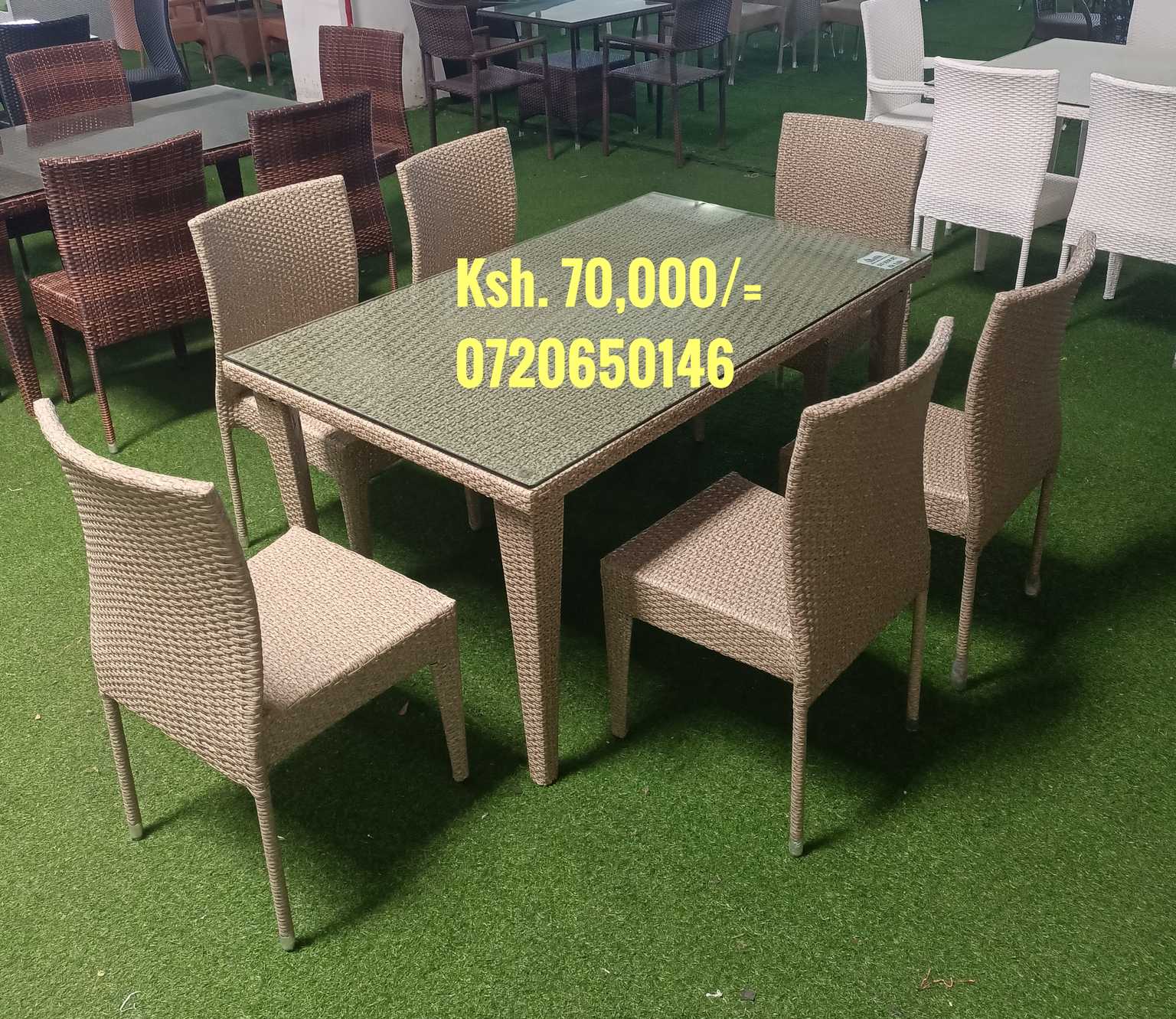 Gray2 Dining Set Rectangle